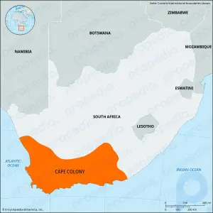 Colonia del Cabo: Colonia británica, Sudáfrica