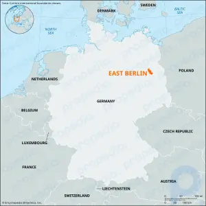 Восточный Берлин: историческое подразделение, Берлин, Германия