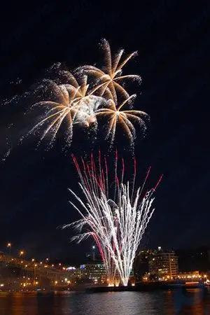 Feuerwerk: explosiv