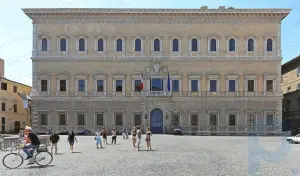 Палаццо Фарнезе: здание, Рим, Италия