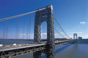 Мост Джорджа Вашингтона: мост, Нью-Йорк, Нью-Йорк, США