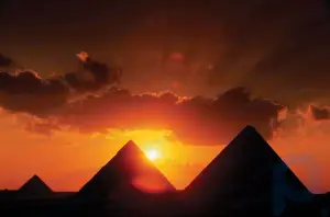 Pyramids of Giza: pyramids, Egypt
