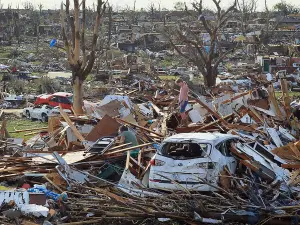 Smashed cars, burnt trees, soggy insulation: Post-disaster cleanup is expensive, time-consuming and wasteful
