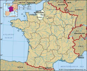 Верхняя Нормандия: бывший регион, Франция
