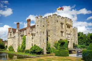 Hever Castle: Schloss, Kent, England, Vereinigtes Königreich