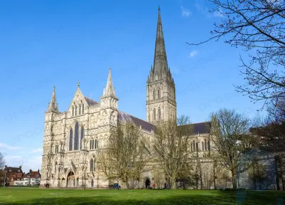 Salisbury Cathedral: cathedral, Salisbury, Wiltshire, England, United Kingdom