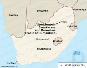 Сварткранс: антропологический и археологический объект, Южная Африка