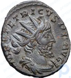 Cayo Pío Esuvius Tetricus: Emperador romano