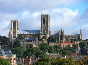 Catedral de Lincoln: catedral, Lincolnshire, Inglaterra, Reino Unido