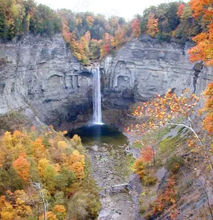 Taughannock Falls: waterfalls, New York, United States