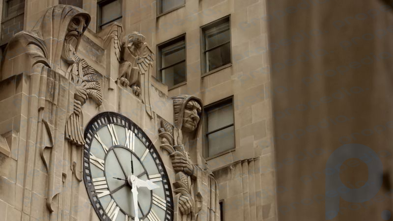 Исследуйте здание Чикагской торговой палаты в стиле ар-деко.