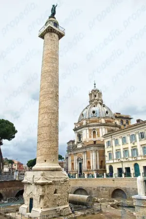 Trajan’s Column: monument, Rome, Italy
