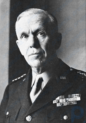 ジョージ・C・マーシャル将軍。