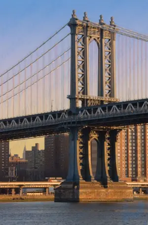 Манхэттенский мост: мост, Нью-Йорк, Нью-Йорк, США
