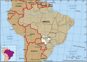 Mato Grosso del Sur: quedarse, Brasil