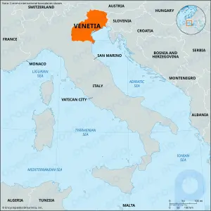 Венеция: историческая область, Европа