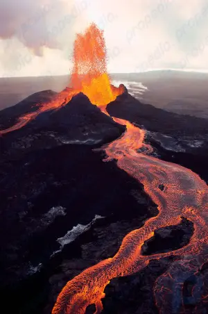 Извержение вулкана: геология