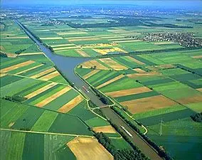 Canal Mittelland: vía fluvial, Alemania