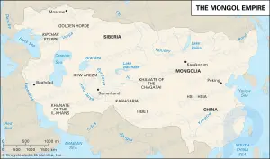 Монгольская империя: историческая империя, Азия