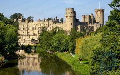 Уорикский замок: замок, Уорик, Англия, Великобритания