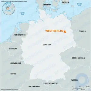 Западный Берлин: историческое подразделение, Берлин, Германия