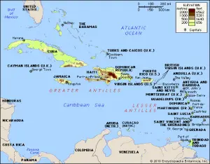 West Indies: island group, Atlantic Ocean