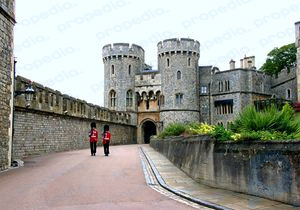 Castillo de Windsor: puerta normanda
