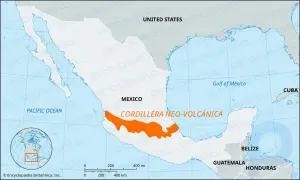 Неовулканический горный хребет: горный массив, Мексика