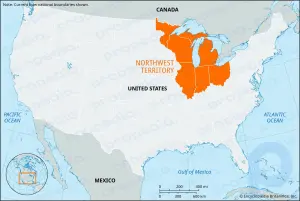 Territorio del Noroeste: territorio histórico, Estados Unidos