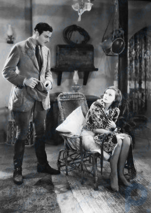 Nils Asther y Greta Garbo en Orquídeas salvajes