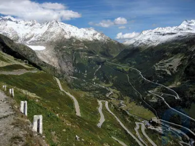 Перевал Фурка: горный перевал, Швейцария