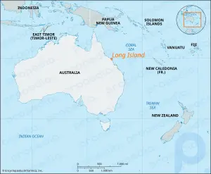 Длинный остров: остров, Камберлендские острова, Квинсленд, Австралия