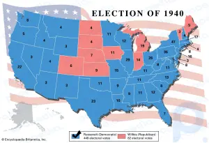 1940 年の米国大統領選挙。米国政府