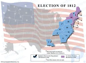 Präsidentschaftswahl der Vereinigten Staaten von 1812: Regierung der Vereinigten Staaten