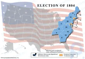 United States presidential election of 1804: United States government