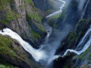 Водопад Вёрингс: водопад, Норвегия