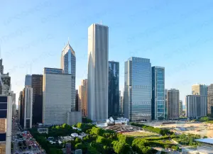 Centro Aón: edificio, Chicago, Illinois, Estados Unidos