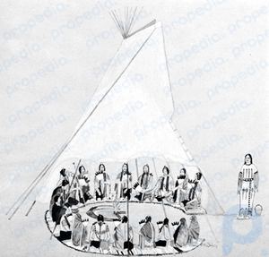 アラパホ族のペヨーテ式典