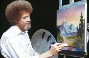 Bob Ross: American painter and television personality