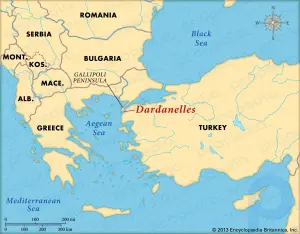 Naval Operations in the Dardanelles Campaign: World War I [1915]