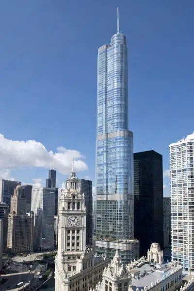 Trump International Hotel y Torre Chicago: edificio, Chicago, Illinois, Estados Unidos