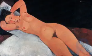 Nude (1917): painting by Amedeo Modigliani