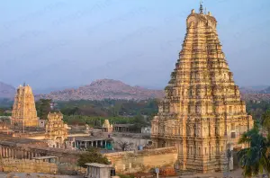 Templo Virupaksha: templo, hampi, karnataka, india