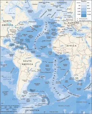 Resumen del Océano Atlántico: Conozca la fisiografía del Océano Atlántico, el segundo océano más grande del mundo: