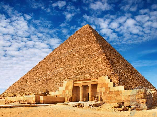 Gran Pirámide de Keops (Gran Pirámide de Keops) en Giza, Egipto.  (Guiza)