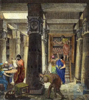 Library of Alexandria summary: Trace the history of the Library of Alexandria to its destruction in civil war at the beginning of the 3rd century CE