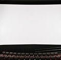 Cine vacío y pantalla en blanco (teatro, cine, cine).