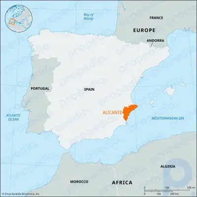 Аликанте: провинция, Испания