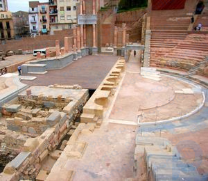 Cartagena, İspanya: Roma tiyatrosu sahnesi