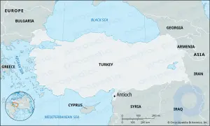 Antioxiya: zamonaviy va qadimiy shahar, janubiy-markaziy Turkiya